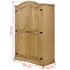 Maison Madeleine -  Wardrobe Mexican Pine Corona Range 2 Doors